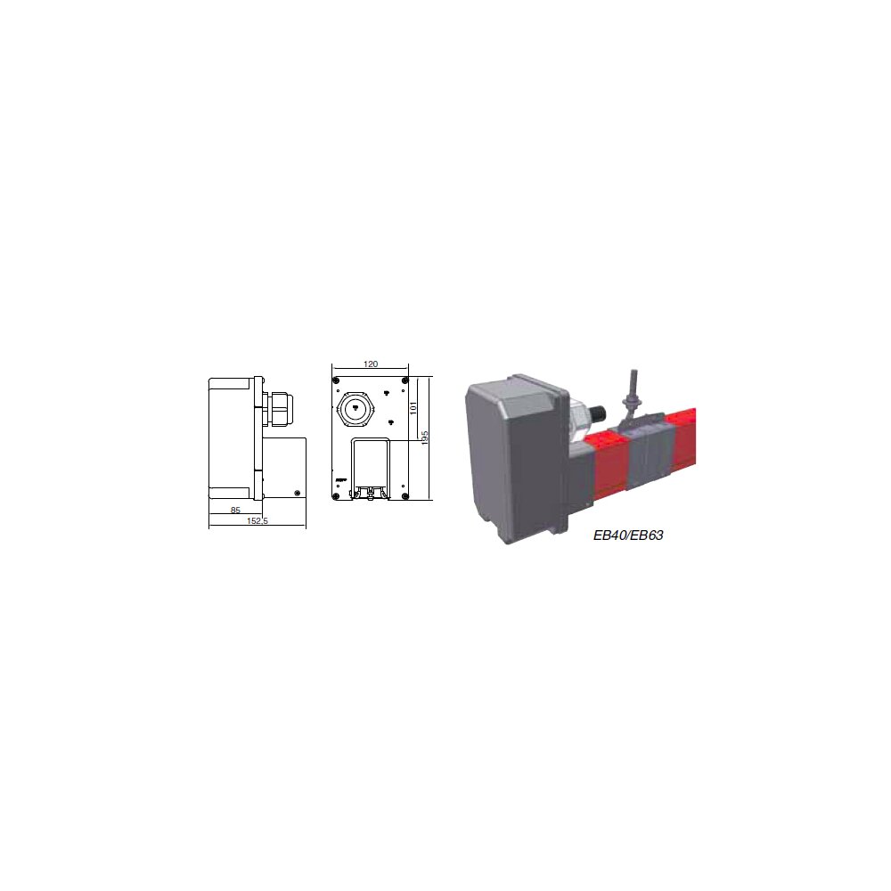 End feed boxes Click Ductor