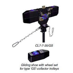 Carbon brushes and gliding shoes Click Ductor CL7