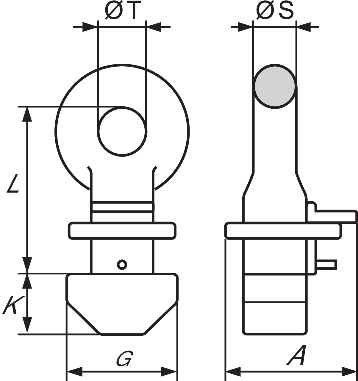 Vertical lifting of standard containers in the corner fittings on top. Delivered 4 lugs/set. Vertical lifting of standard containers in the corner fittings on top. Delivered 4 lugs/set.