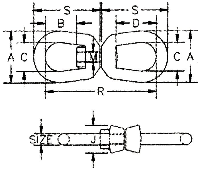 Drawing G-402 regular swivel