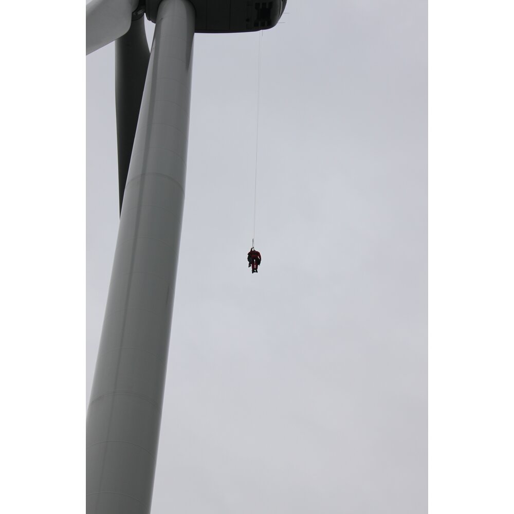 Evacuator reddingsapparaat voor hoogten van 50 tot 300 meter