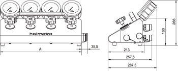 Scheme of the FlowPanels Control Manifold HMS