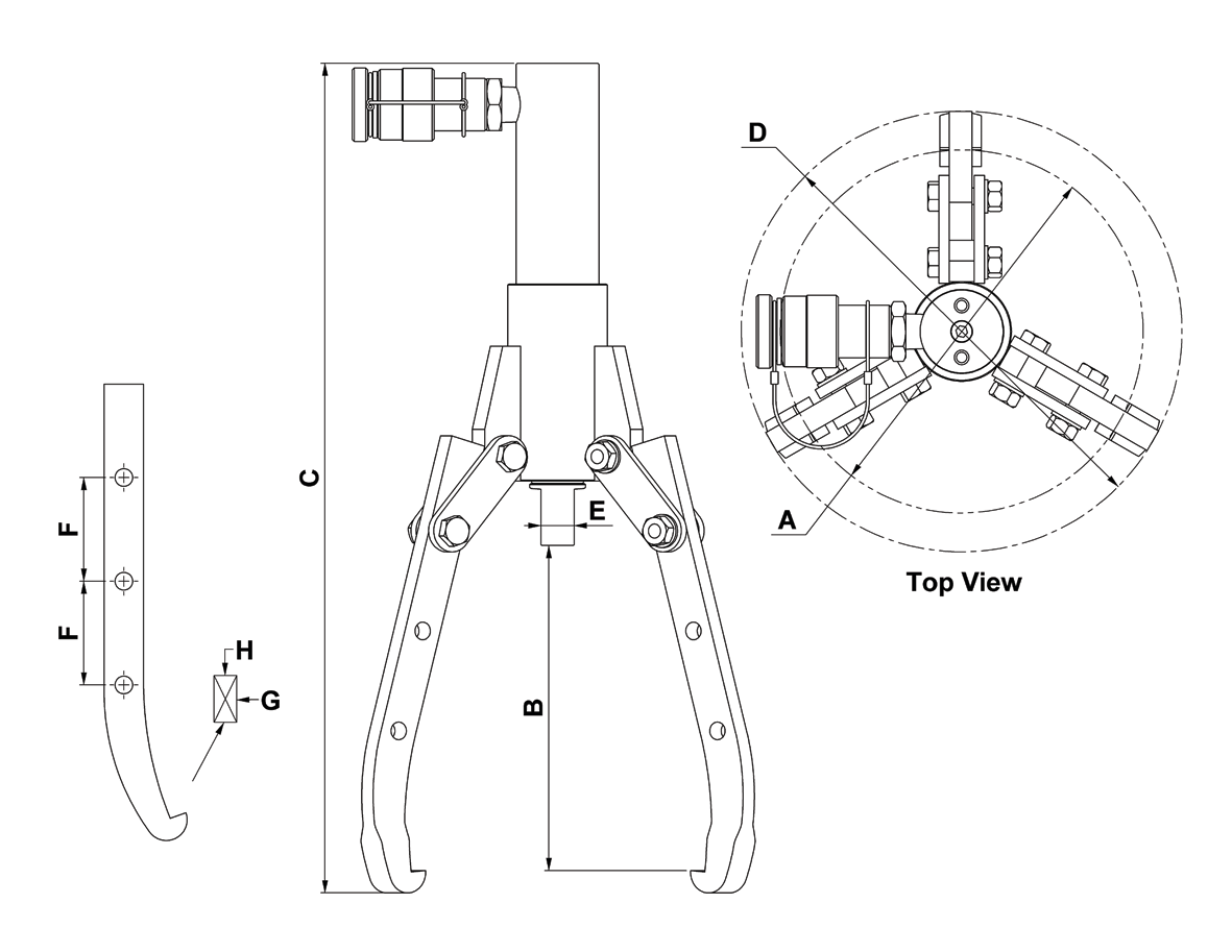 Drawing puller set