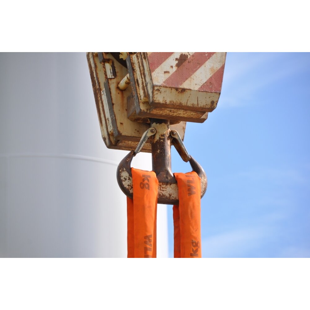 Round Sling Polyester - Heavy-Lift in use