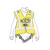 Veiligheidsvest Petzl HI-VIZ voor NEWTON harnassen 