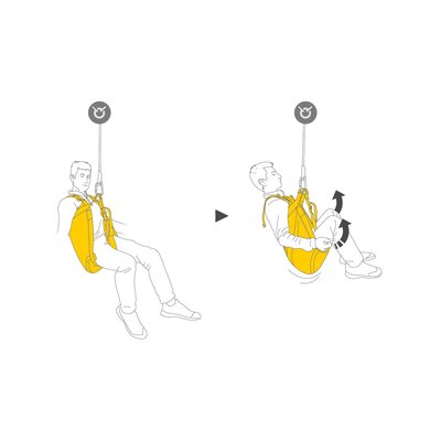 Evacuatiedriehoek Petzl PITAGOR