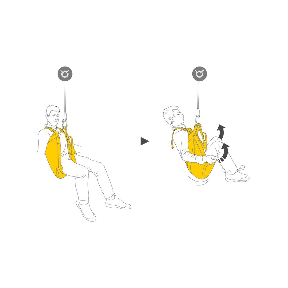 Evacuatiedriehoek Petzl PITAGOR