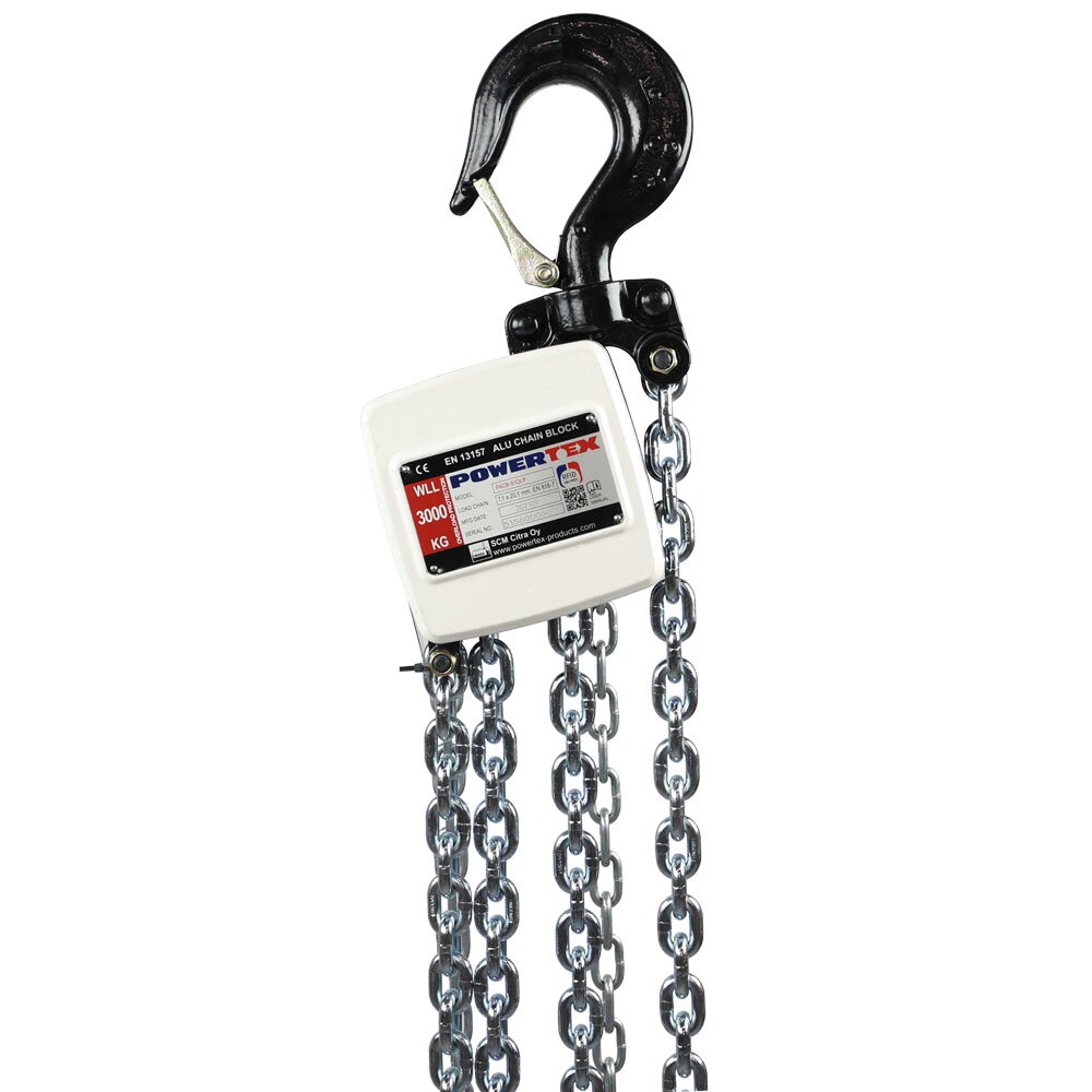 Aluminum chain block with overload protection | Mennens Netherlands