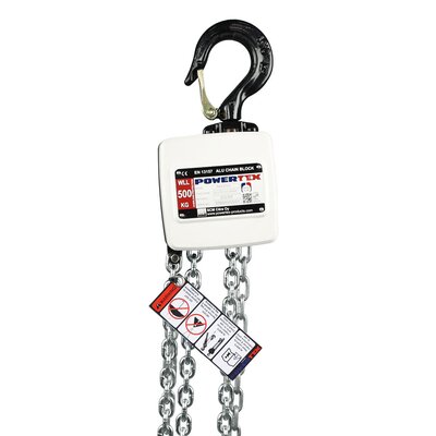 Powertex Aluminium handkettingtakel PACB-S1OLP met  overlastbeveiliging