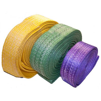 POWERTEX Polyester platte eindloze hijsband PWS