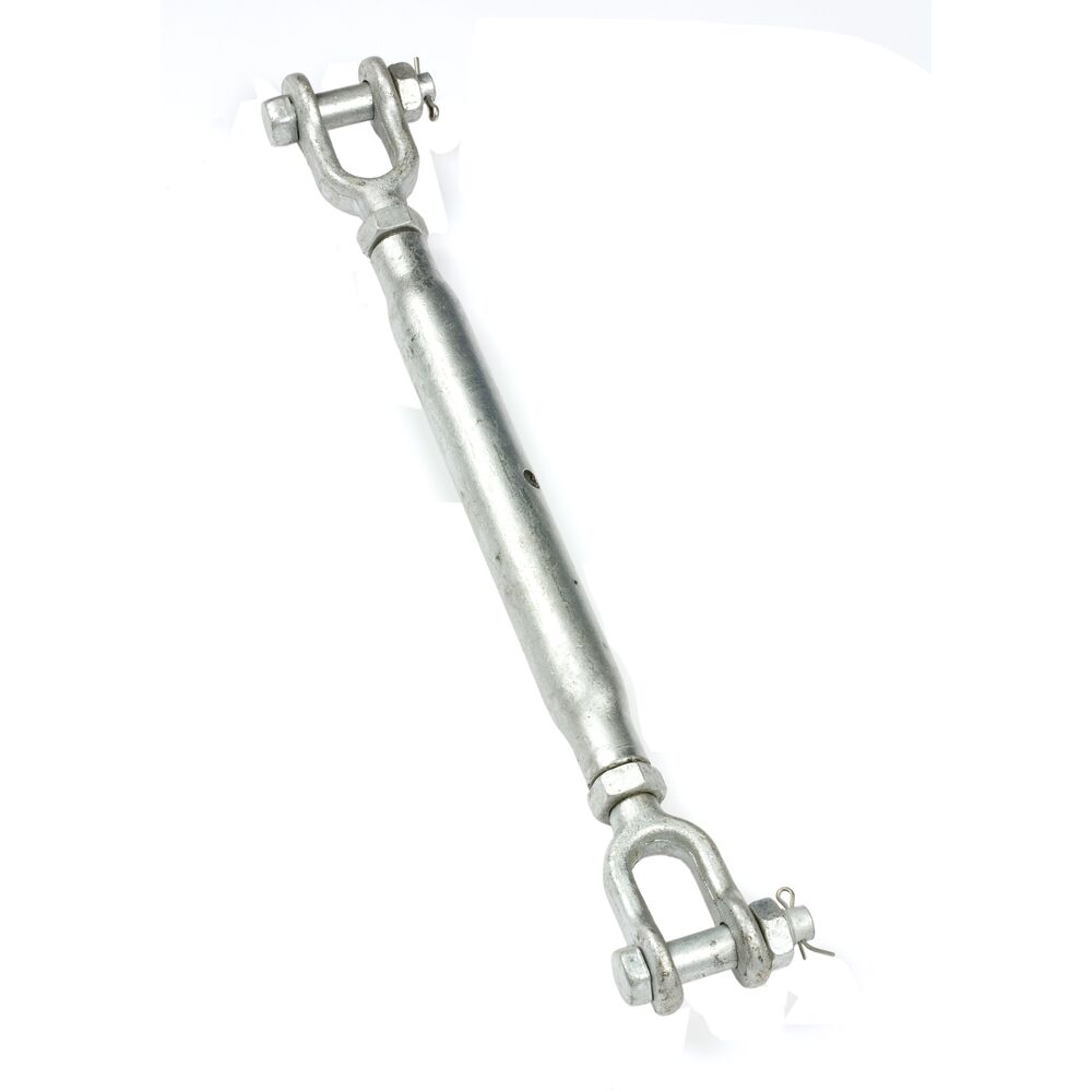 MH GLOBAL 5/8 Inch Jaw Jaw Stainless Steel Closed Body Turnbuckle 14 Inch Long Cap 2000 Pounds 