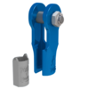 Fast connector socket FCS-SR met moerbout en draaivrije eindstop