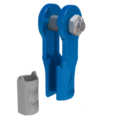 Fast connector socket FCS-SR met moerbout en draaivrije eindstop