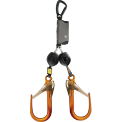 Peanut Y HSG-022-2,5-2 twin miniblok met grote steigerhaken