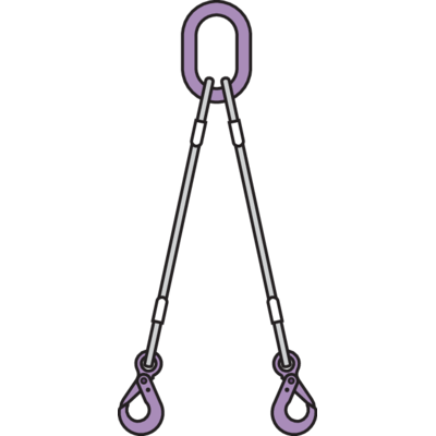 Wire Rope Lifting Sling WLS-276, master link sling
