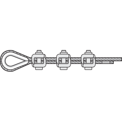 Wire rope clamp