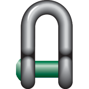 G-4159 D-sluiting verzonken bout Green Pin