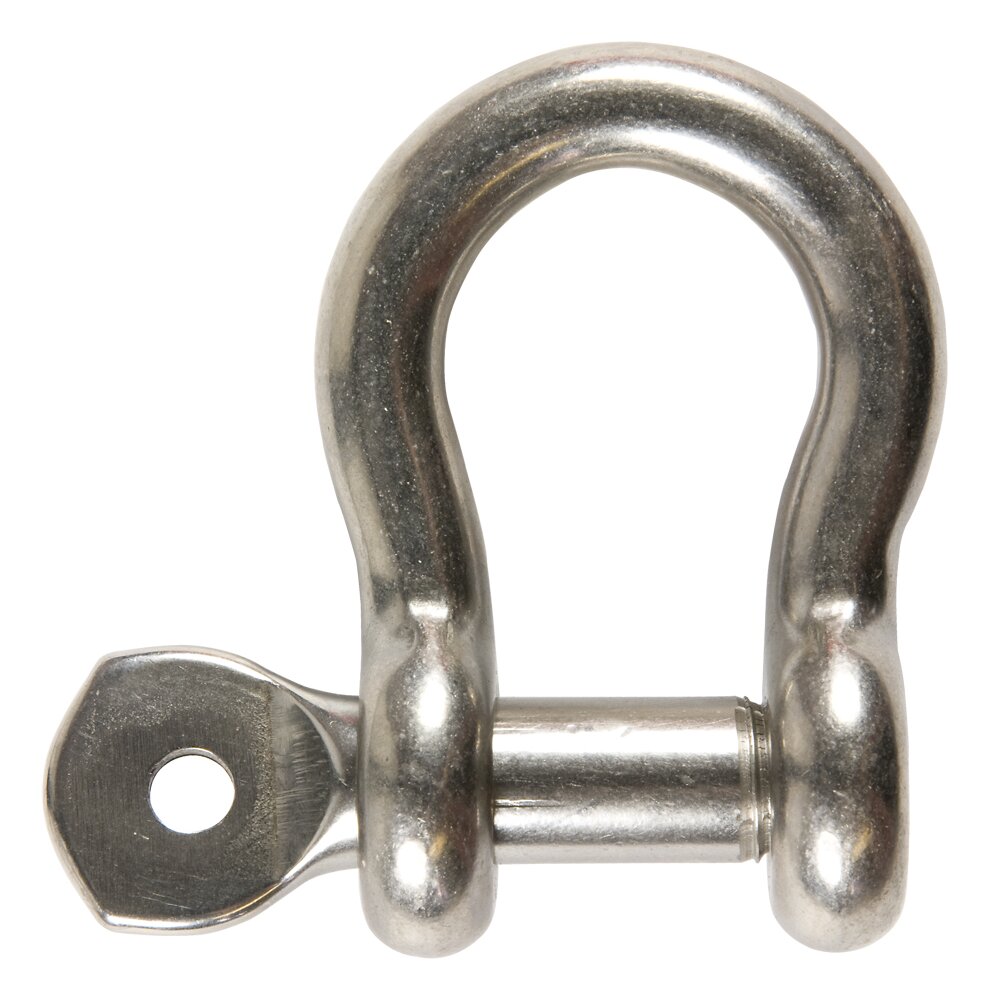 Stainless Steel Bow Shackle with Screw Pin MLVI
