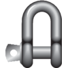 Commercial - Dee Shackle with  screw collar pin.