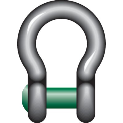 G-4169 Harpsluiting verzonken bout Green Pin