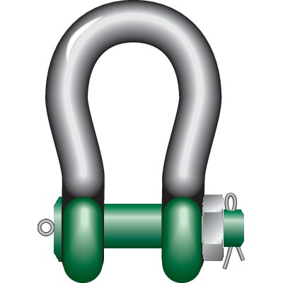 P-6031 Harpsluiting MB "Polar Heavy Duty" Green Pin
