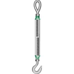 Turnbuckles Eye - Hook G-6314, Green Pin®