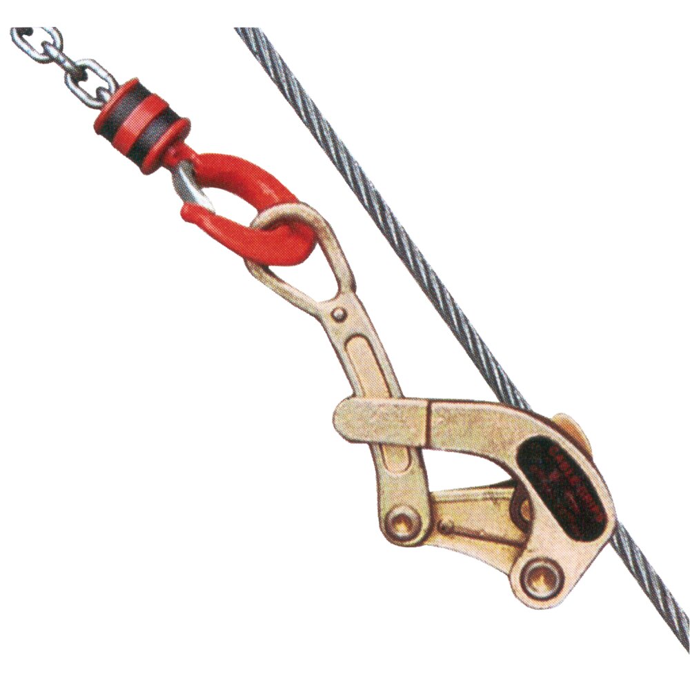 Wire Rope Pulling Clamp cable grip Mennens Netherlands