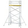 Mobile scaffold tower with stabilisers, single platform width Z600