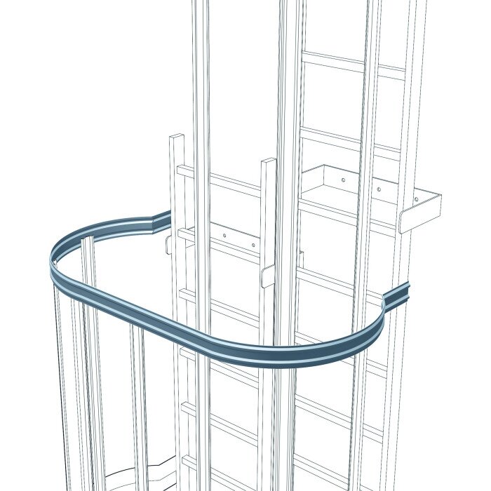 Fixed ladder systems with cage construction | Mennens Netherlands