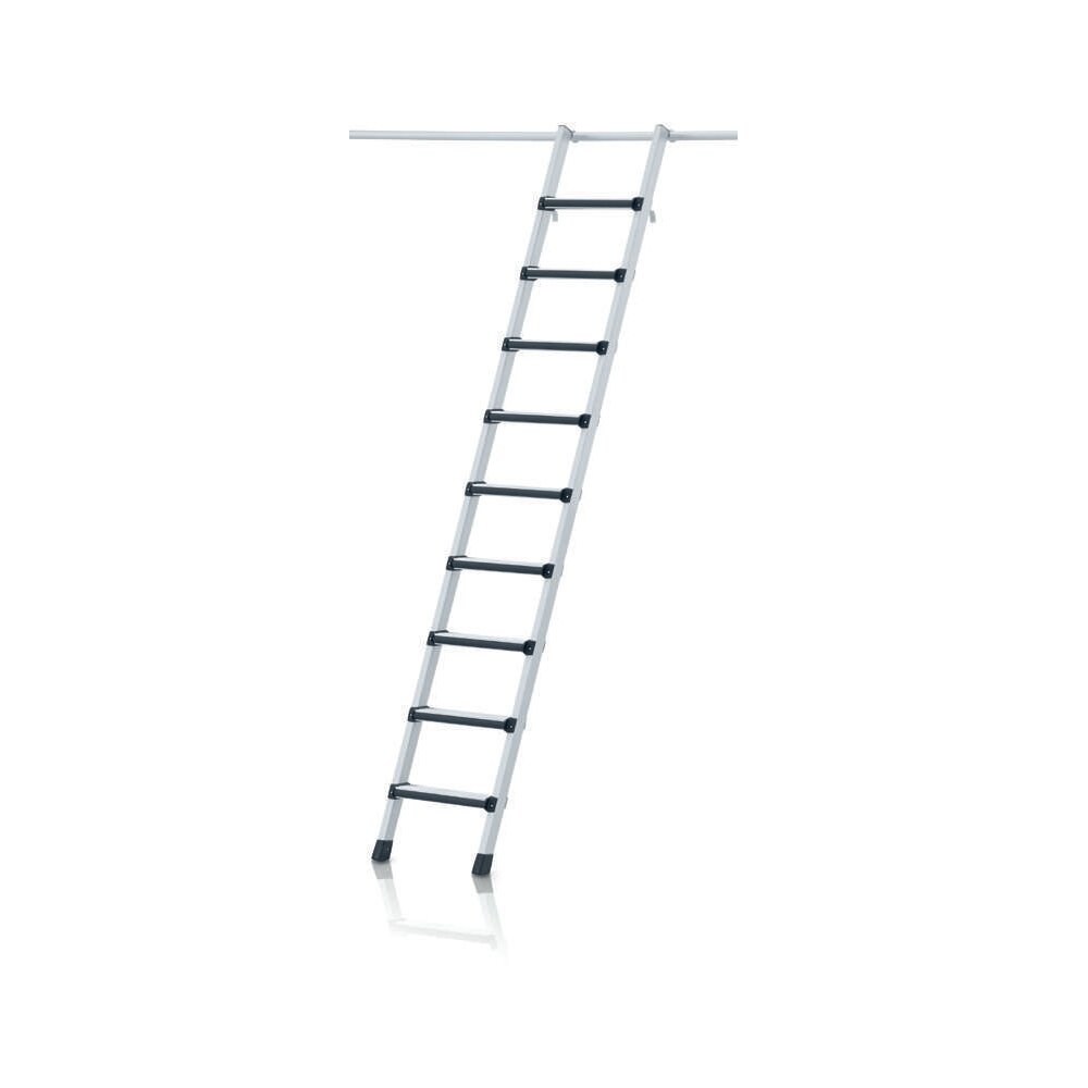 Hook-on shelf ladders 