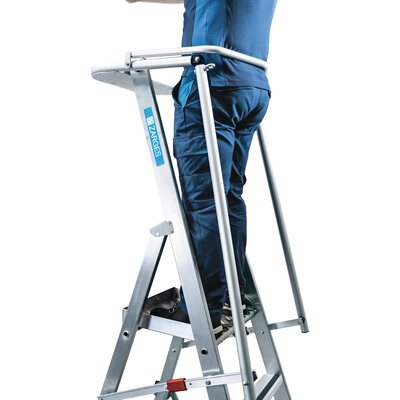 Stepladder ZAP Safemaster S, with large platform