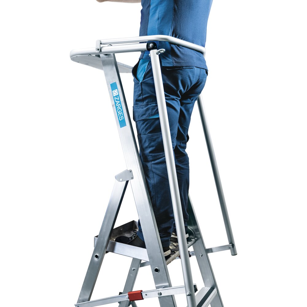 Stepladder ZAP Safemaster S, with large platform