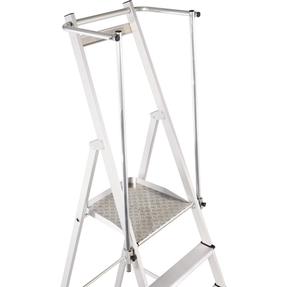 Platform ladder ZAP Neo S, Foldable handrail
