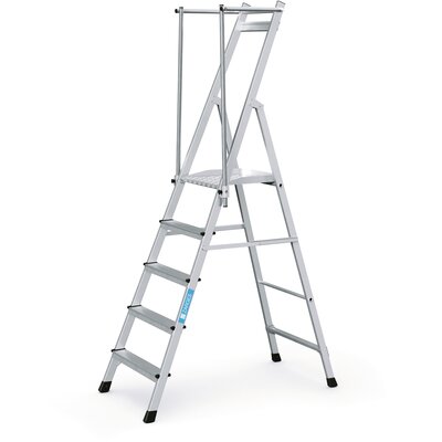 Platform ladder ZAP Neo S, Foldable handrail