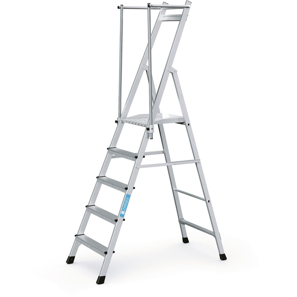 Platform ladder ZAP Neo S, Foldable handrail