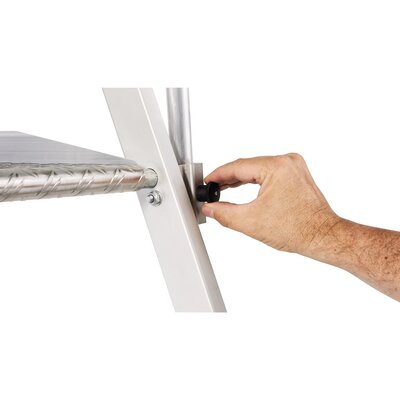 Platform ladder ZAP Neo S, Foldable handrail