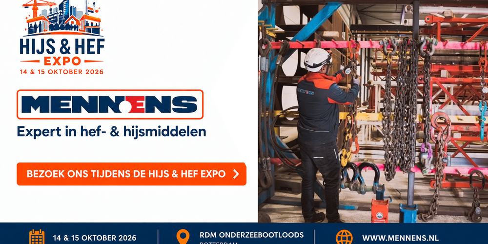 Mennens groots aanwezig tijdens Hijs & Hef Expo 2026
