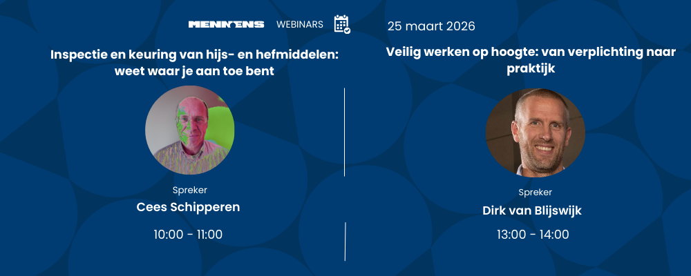 Twee praktijkgerichte webinars op 25 maart: inspectie, keuring en veilig werken op hoogte